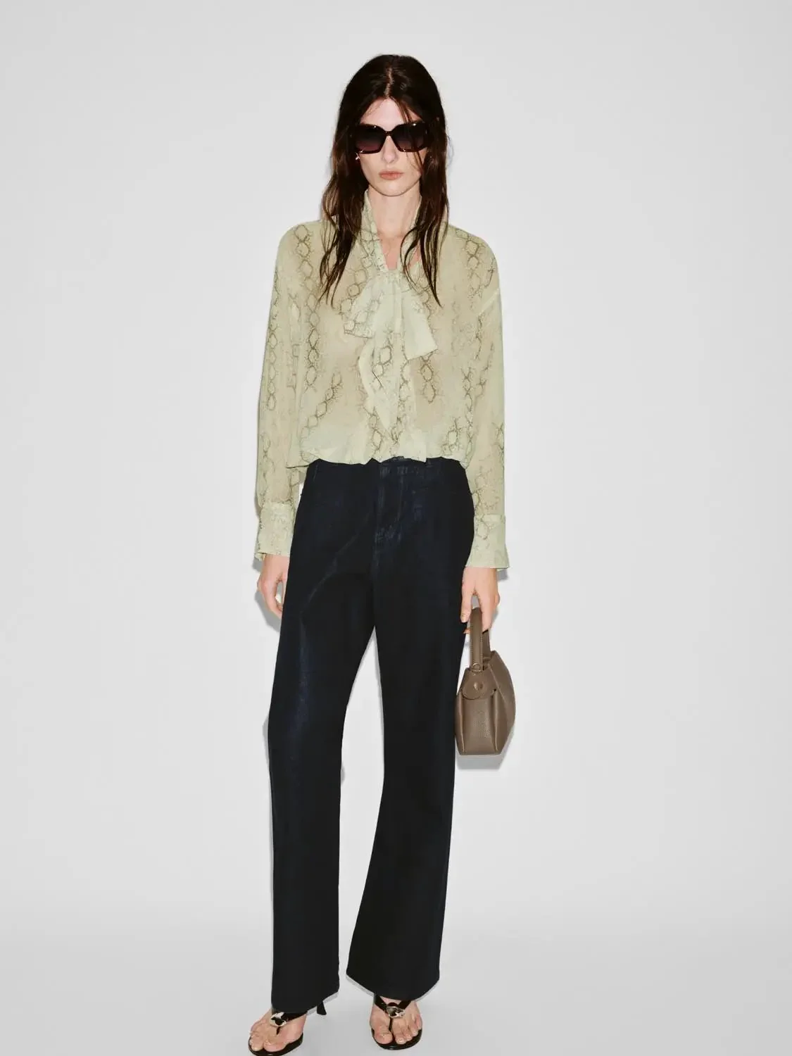 16764-scarf-neck-snake-print-overhead-shirts-4.webp Scarf Neck Snake Print Overhead Shirts