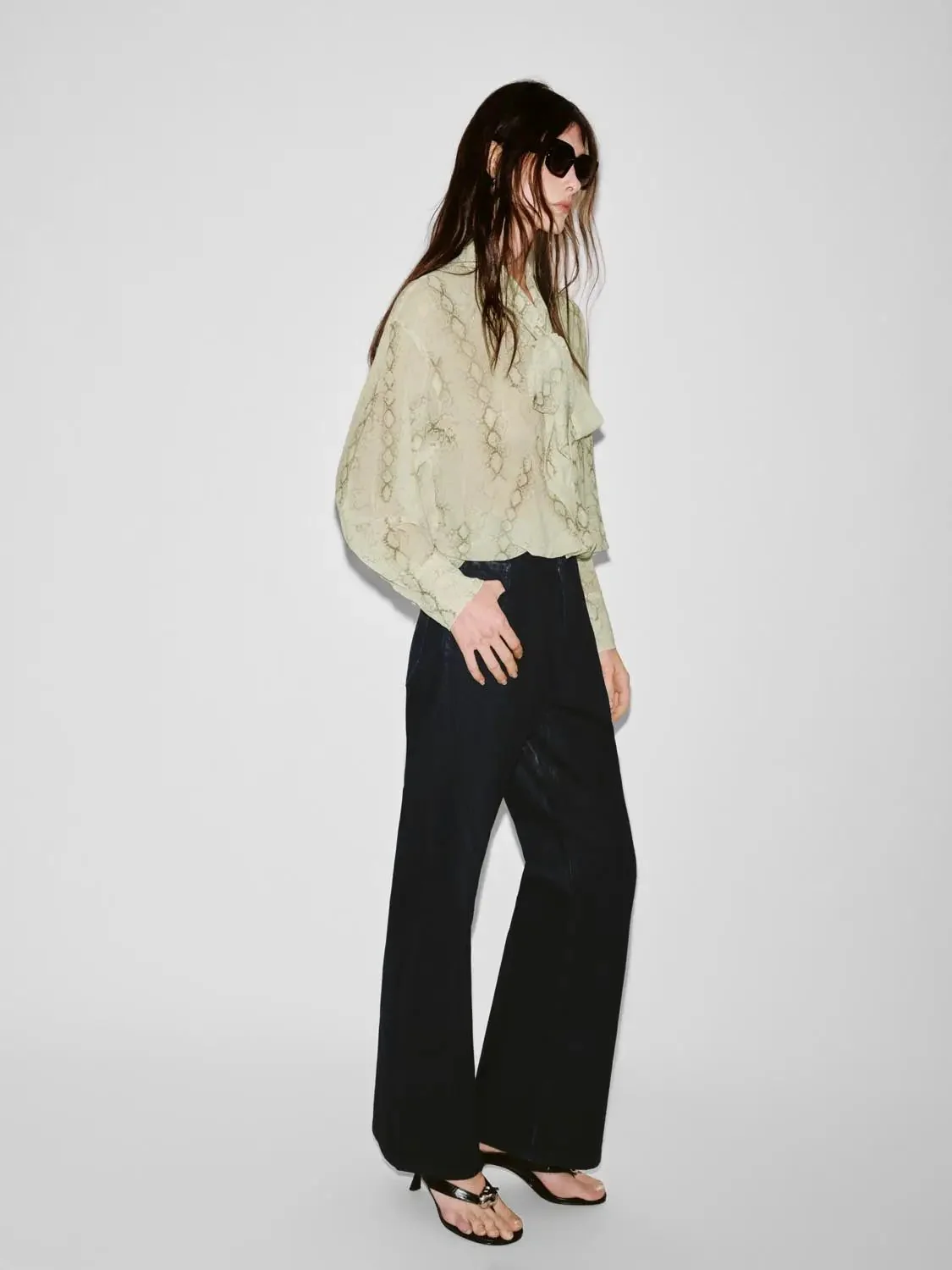 16764-scarf-neck-snake-print-overhead-shirts-5.webp Scarf Neck Snake Print Overhead Shirts