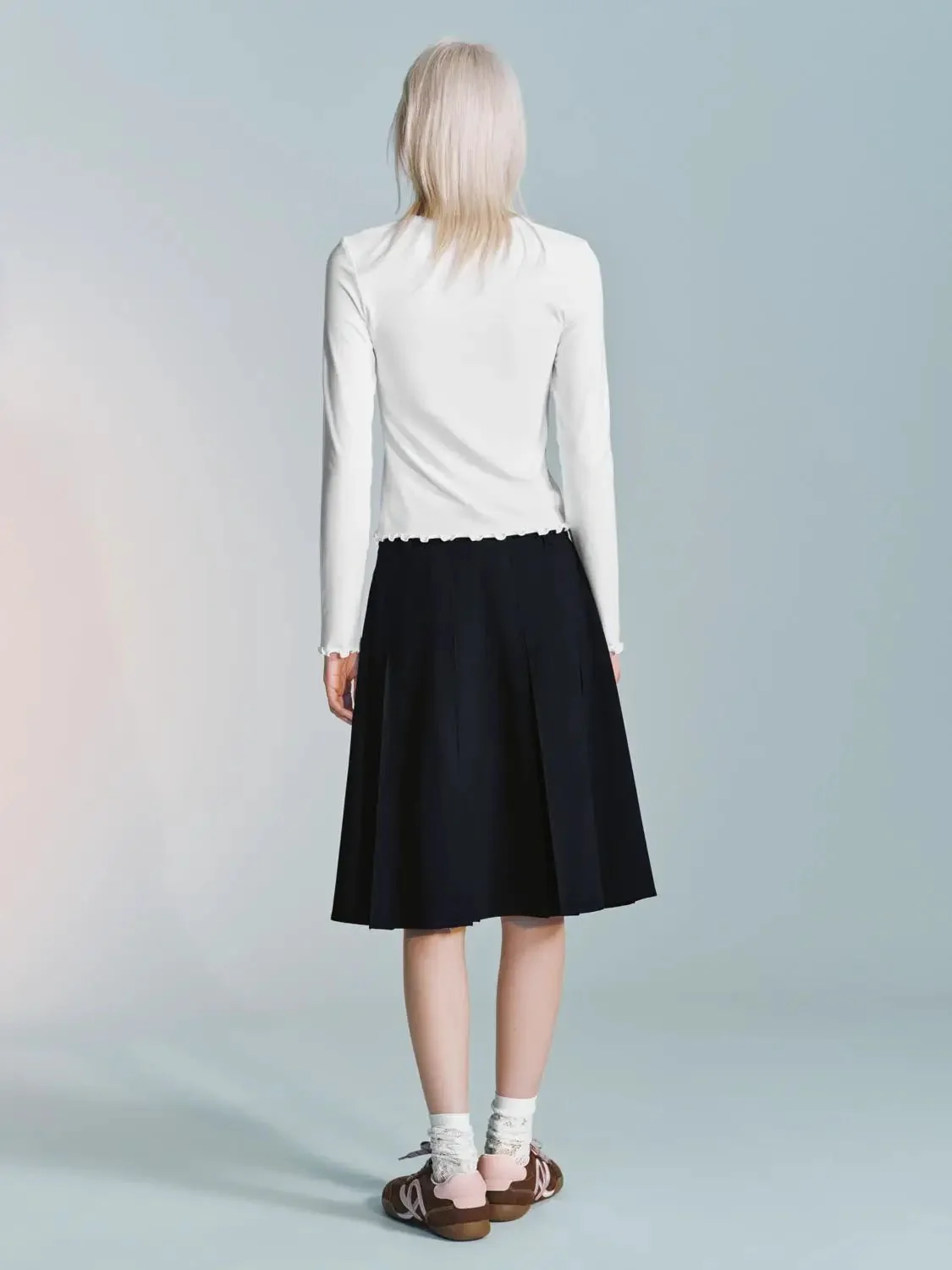 16783-contrast-trim-drawstring-pleated-a-line-mini-skirts-12.webp Contrast Trim Drawstring Pleated A-Line Mini Skirts