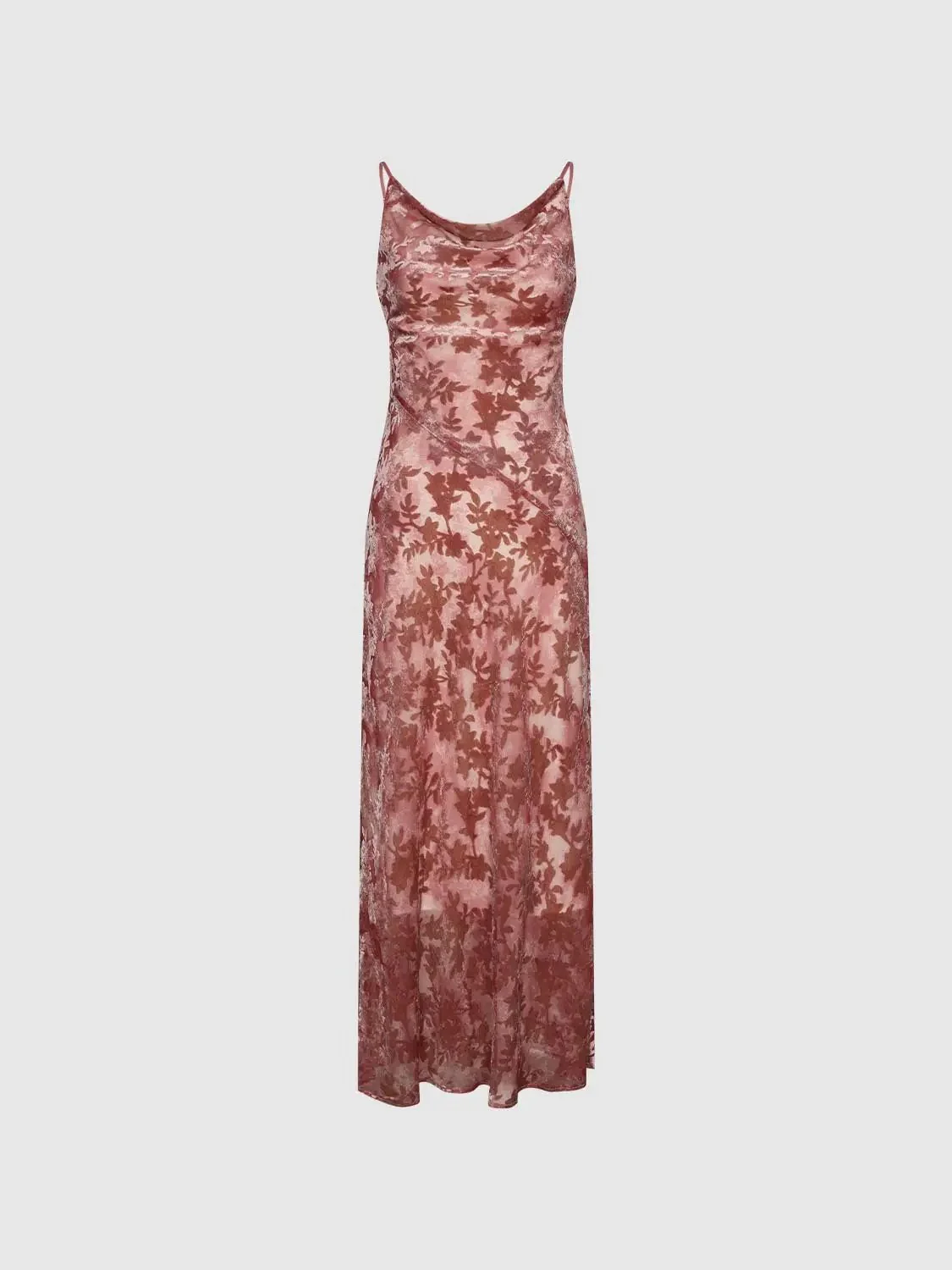16847-crushed-velvet-floral-strappy-cowl-neck-midi-dress-7.webp Crushed Velvet Floral Strappy Cowl Neck Midi Dress