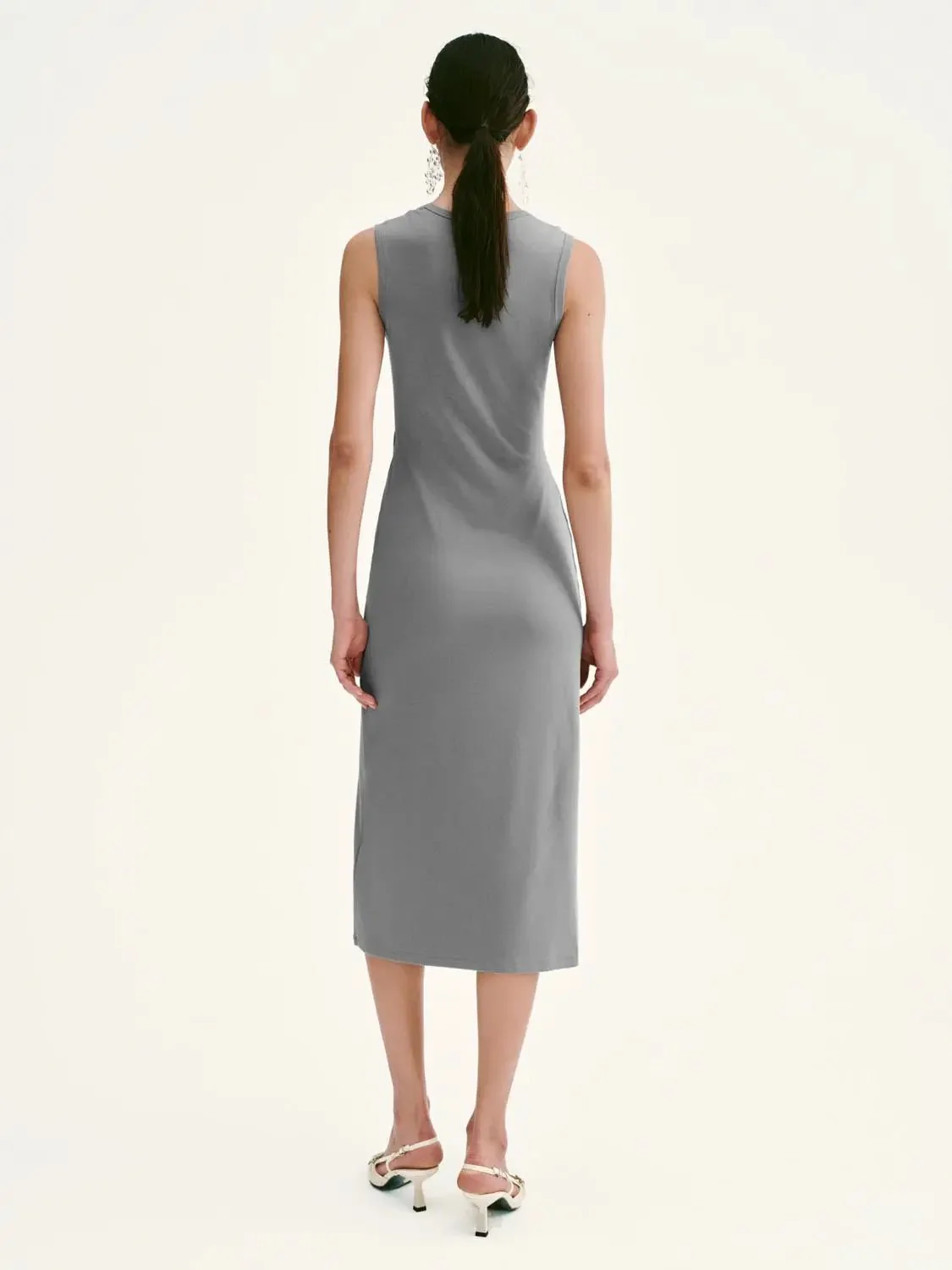 16944-cotton-blend-square-neck-draped-maxi-dresses-6.webp Cotton Blend Square Neck Draped Maxi Dresses