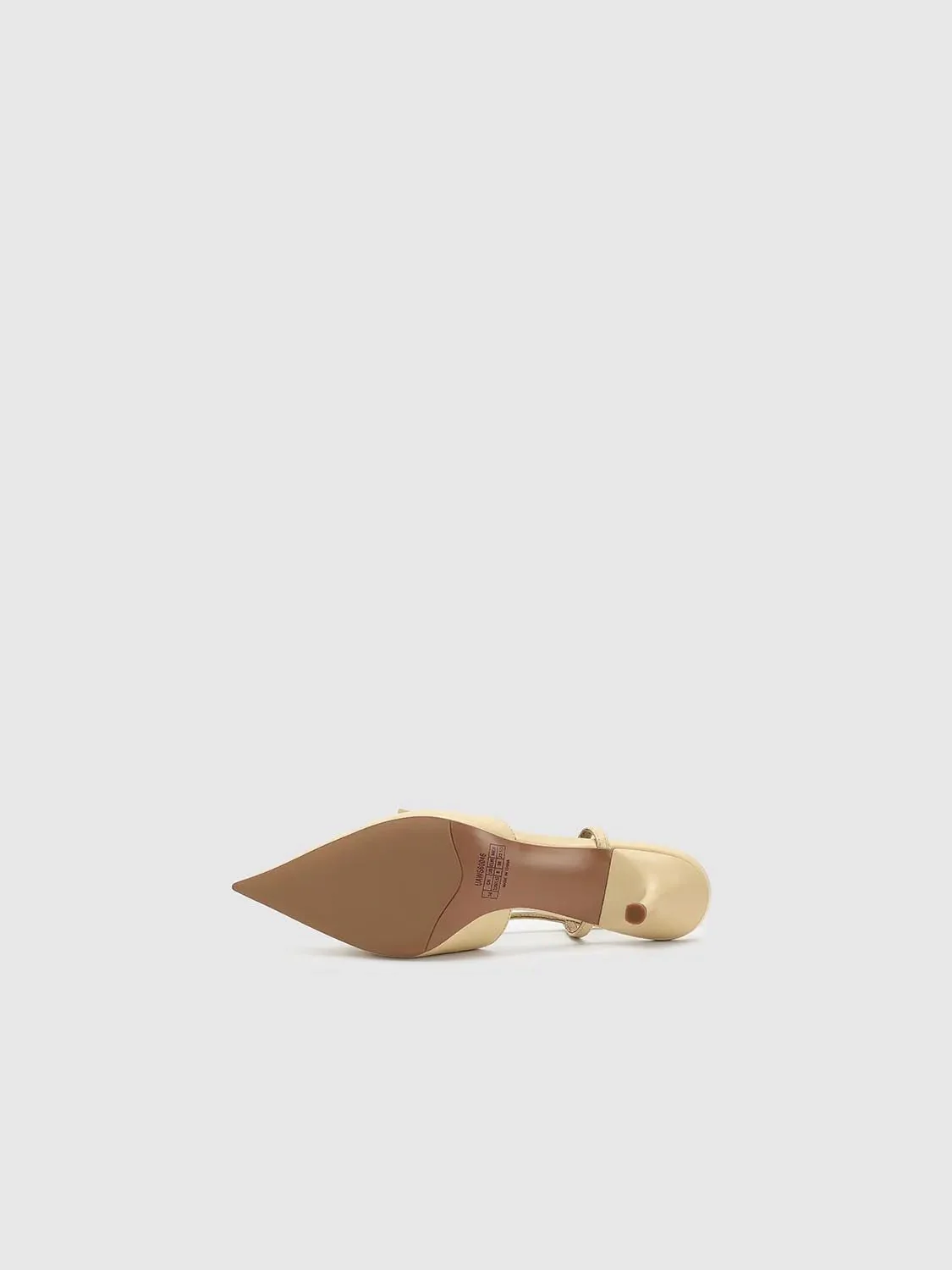 Bow Detail Point Toe Heeled Slingbacks