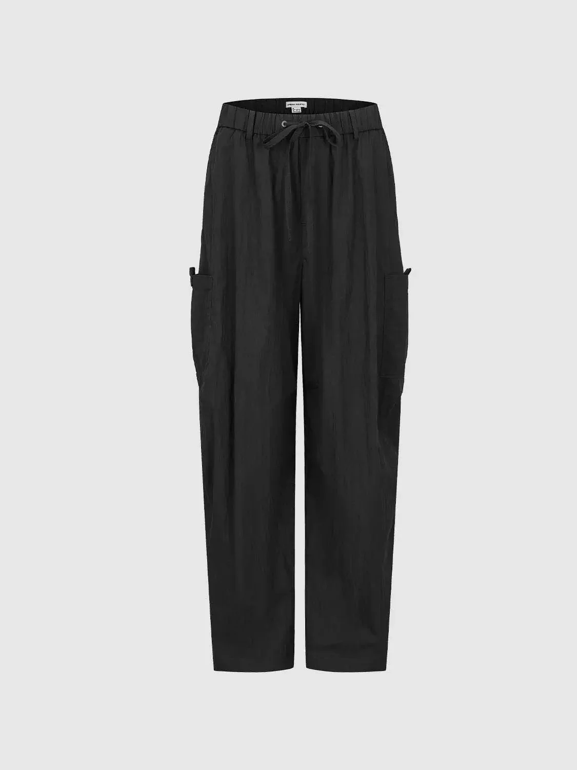 17001-drawstring-pull-on-patch-pocket-barrel-leg-pants-casual-everyday-2.webp Drawstring Pull On Patch Pocket Barrel Leg Pants Casual Everyday