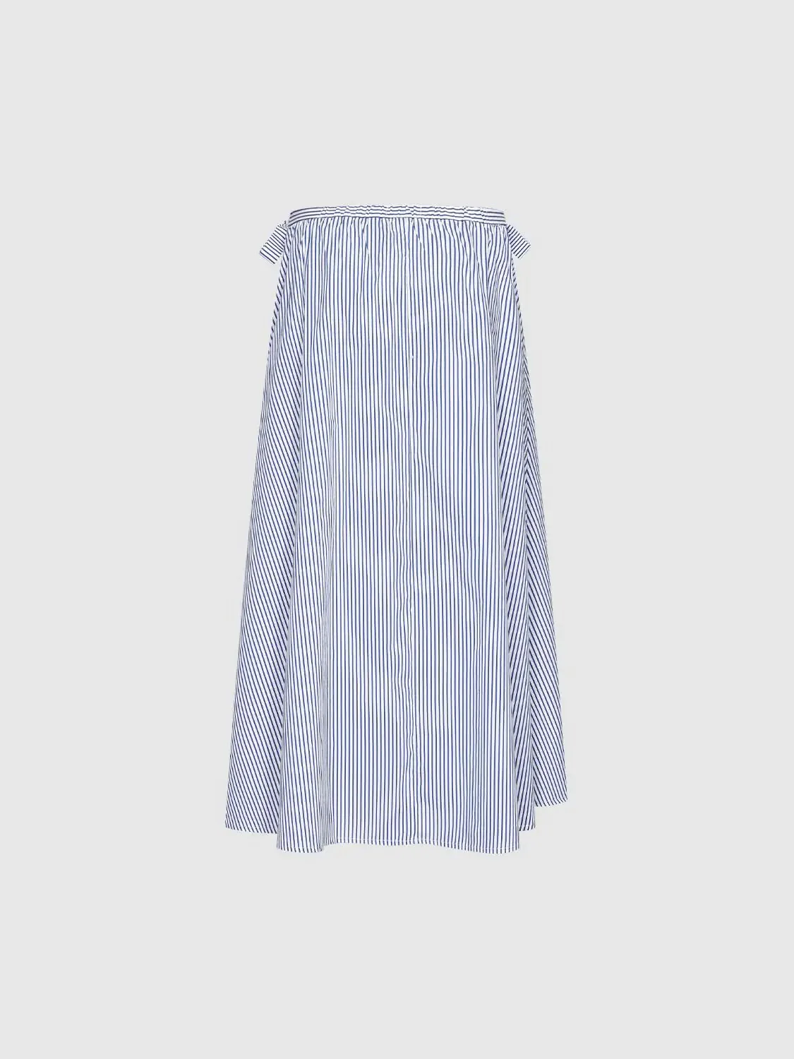17006-bow-stripe-cotton-a-line-midi-dress-2.webp Bow Stripe Cotton A-Line Midi Dress