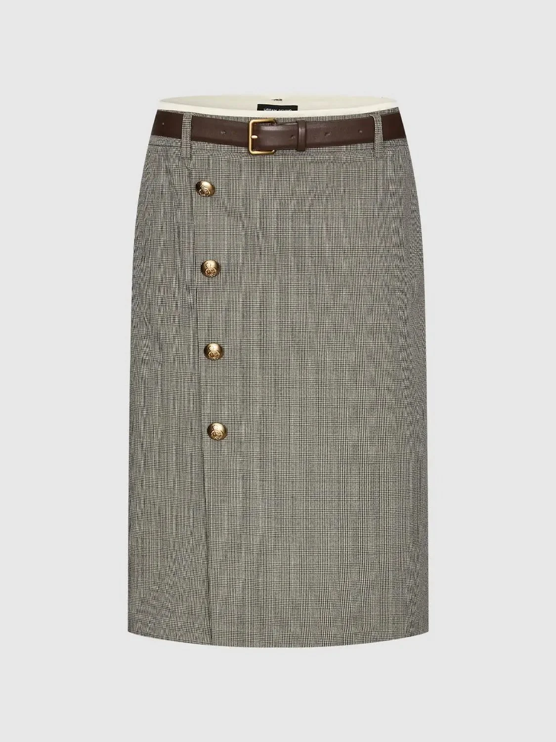 17017-belted-gold-button-detail-check-straight-midi-skirts-1.webp Belted Gold Button Detail Check Straight Midi Skirts