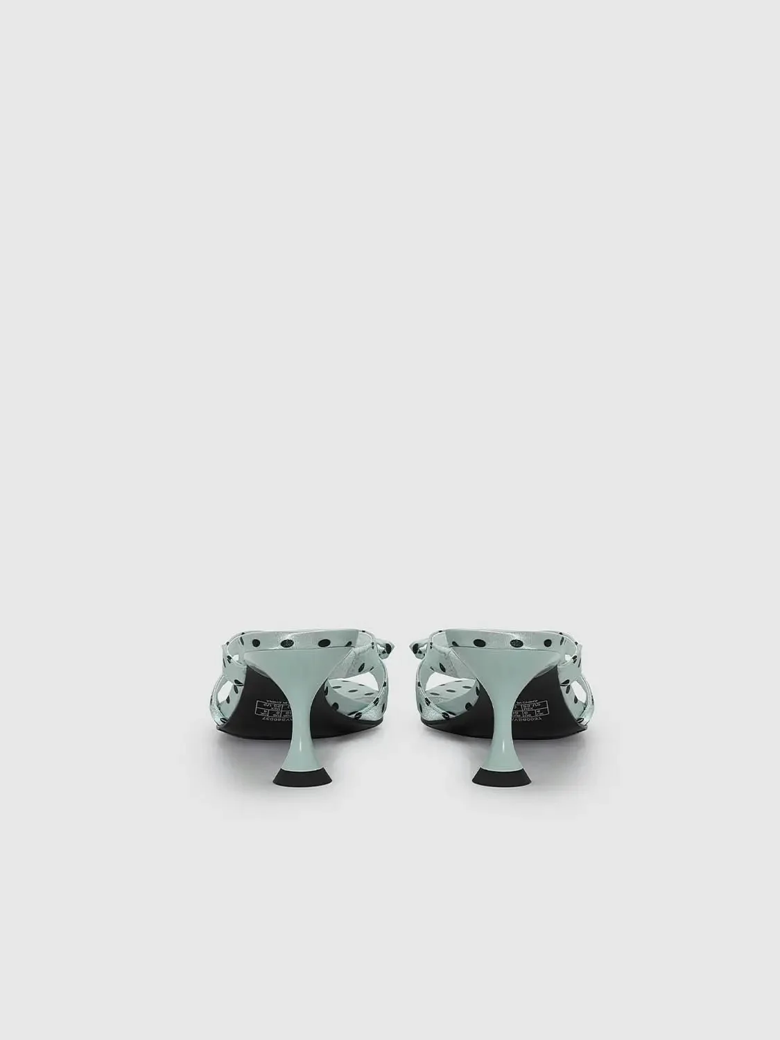 1707-mint-textile-polka-dot-bow-embellished-slippers-3.webp Mint Textile Polka Dot Bow Embellished Slippers