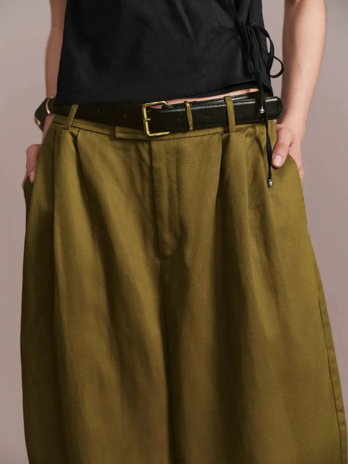 17091-belted-barrel-leg-pants-7.webp Belted Barrel Leg Pants