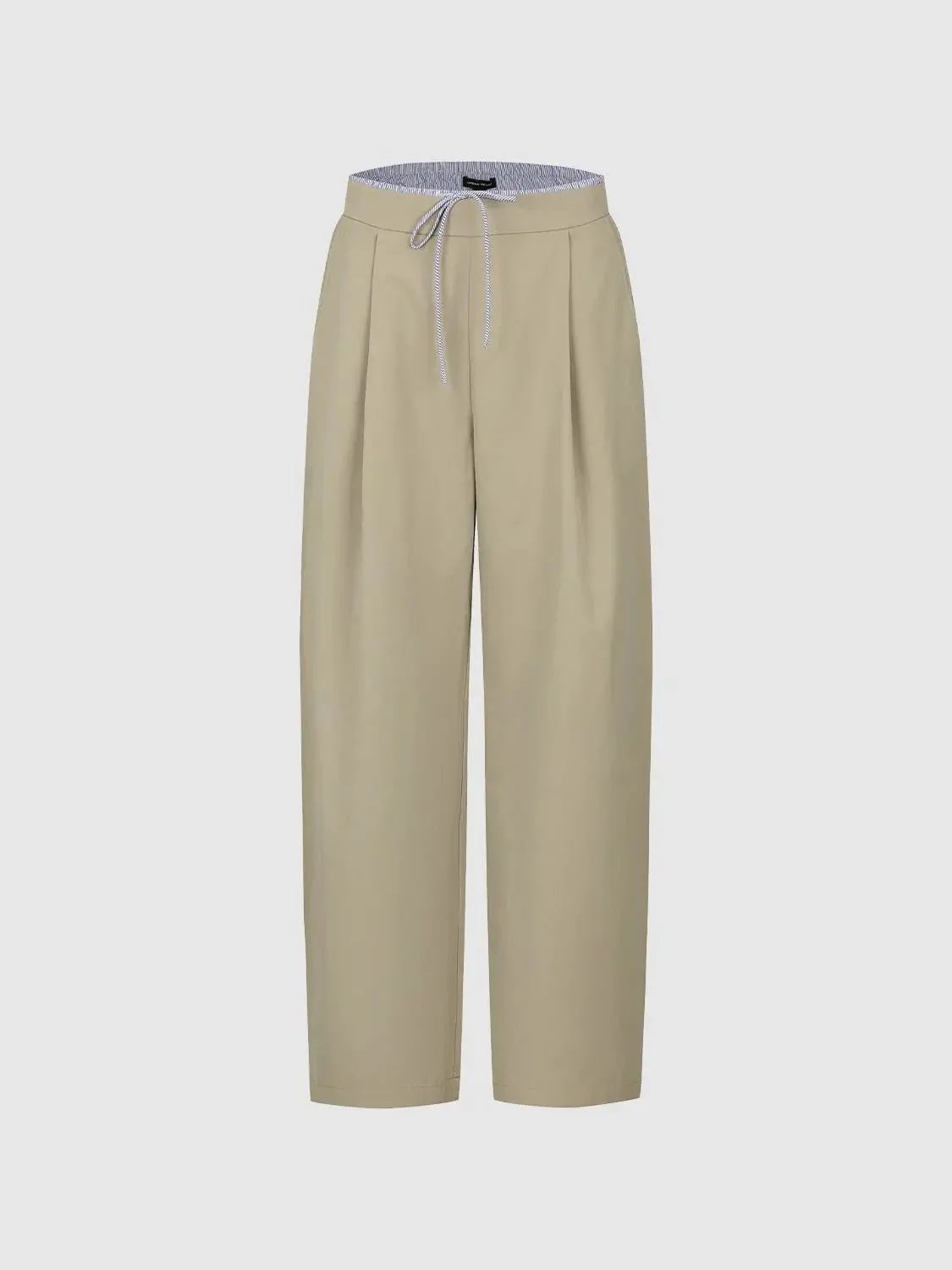 17154-drawstring-pull-on-barrel-leg-pants-2.webp Drawstring Pull On Barrel Leg Pants