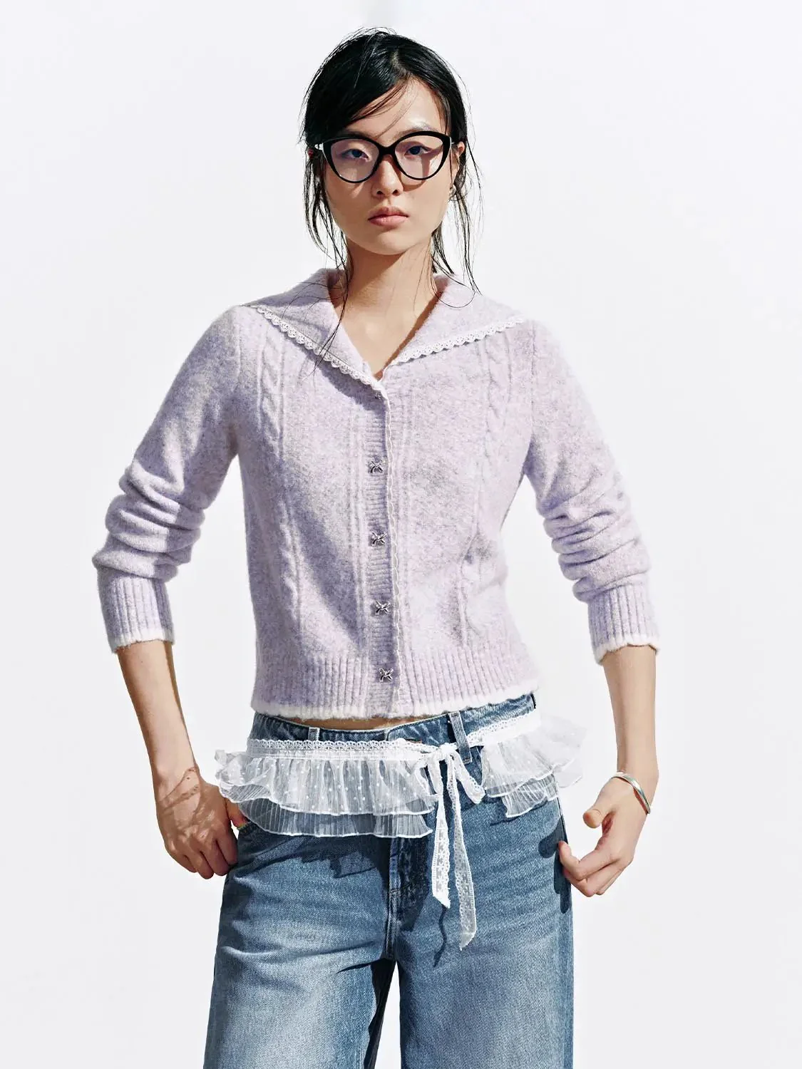 17198-collared-lace-trim-knitted-cardigans-17.webp Collared Lace Trim Knitted Cardigans