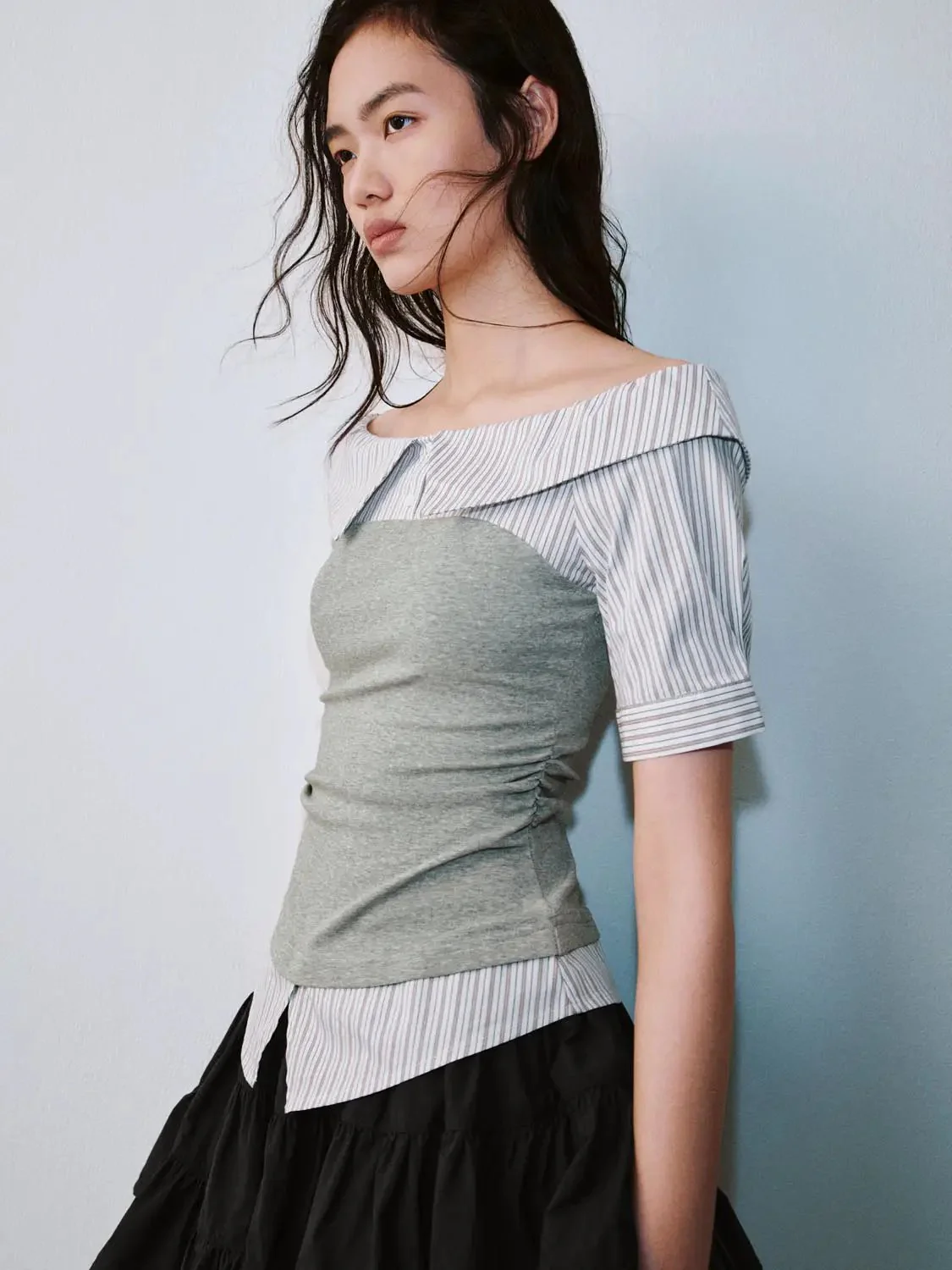 17242-two-tone-striped-overlay-cotton-blend-shirt-2.webp Two Tone Striped Overlay Cotton Blend Shirt