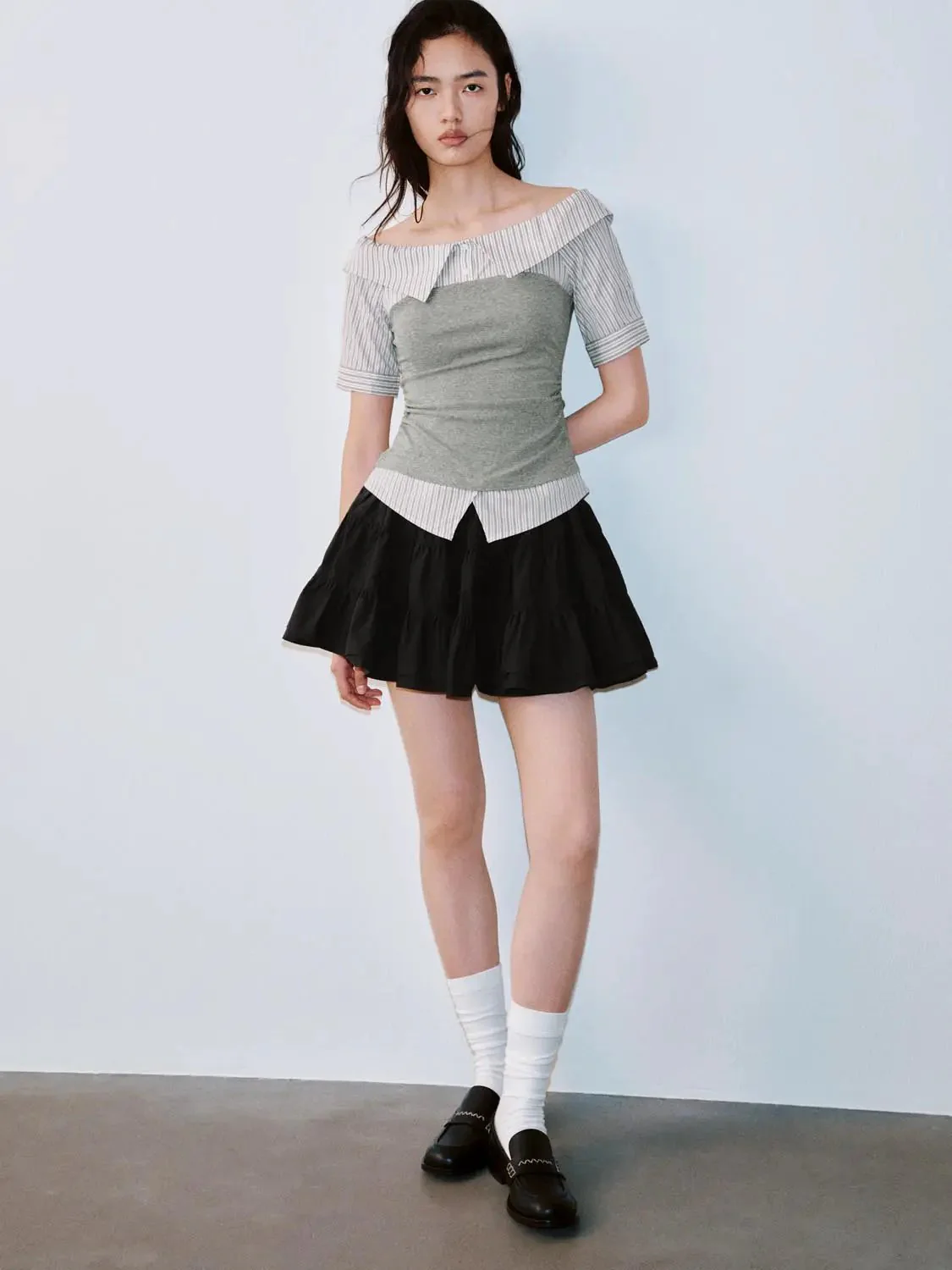 17242-two-tone-striped-overlay-cotton-blend-shirt-4.webp Two Tone Striped Overlay Cotton Blend Shirt