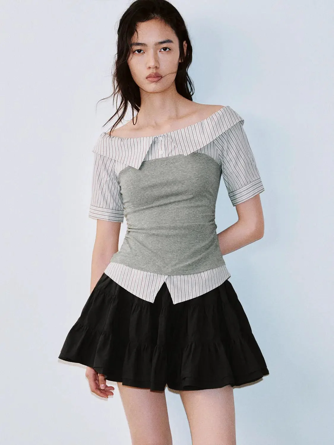 17242-two-tone-striped-overlay-cotton-blend-shirt-9.webp Two Tone Striped Overlay Cotton Blend Shirt