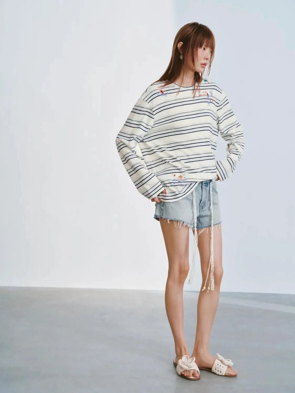 17272-embroidered-contrast-striped-long-sleeve-t-shirts-top-5.webp Embroidered Contrast Striped Long Sleeve T-Shirts Top