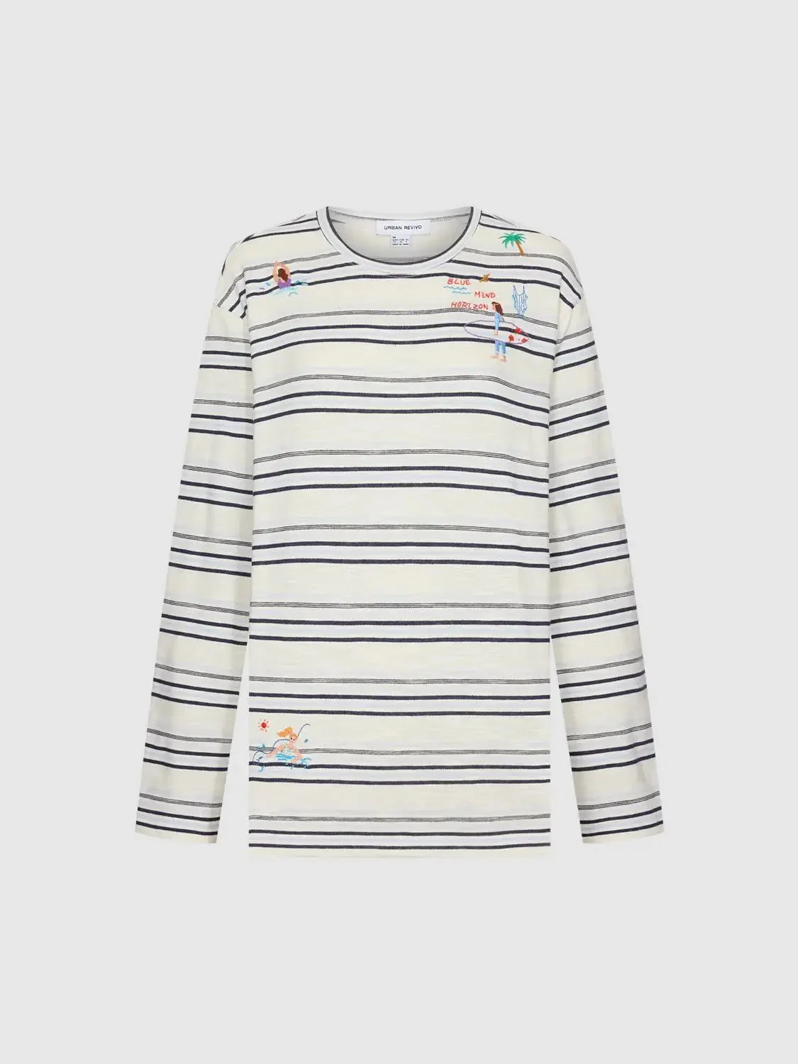 17272-embroidered-contrast-striped-long-sleeve-t-shirts-top-7.webp Embroidered Contrast Striped Long Sleeve T-Shirts Top