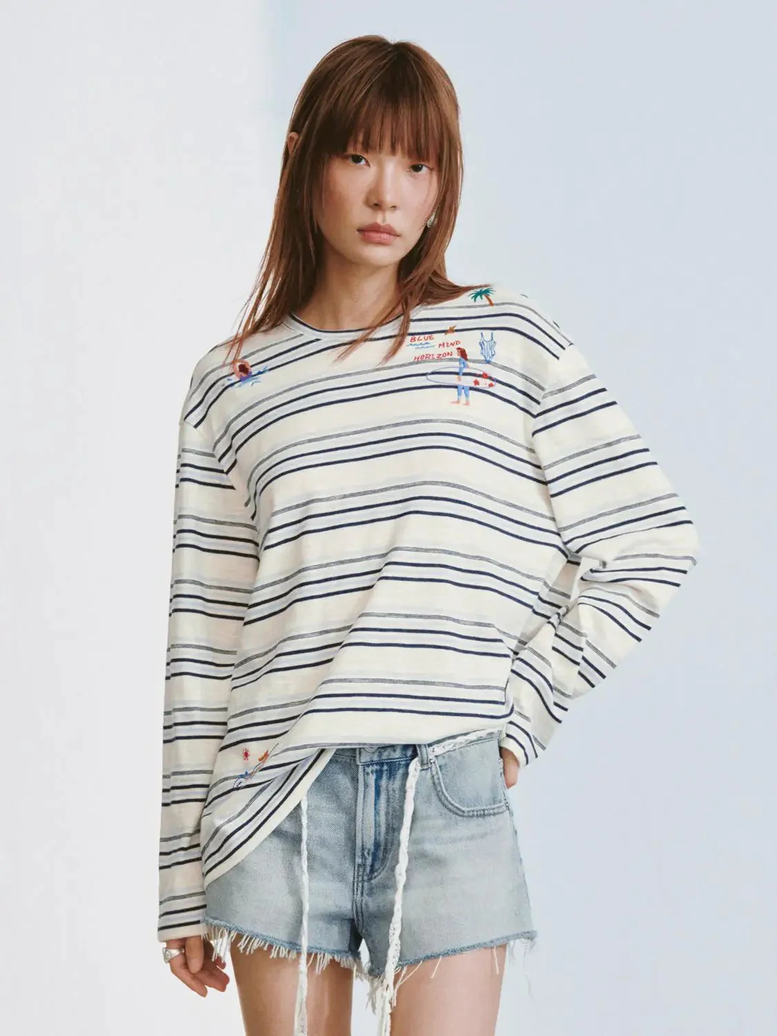 17272-embroidered-contrast-striped-long-sleeve-t-shirts-top-9.webp Embroidered Contrast Striped Long Sleeve T-Shirts Top