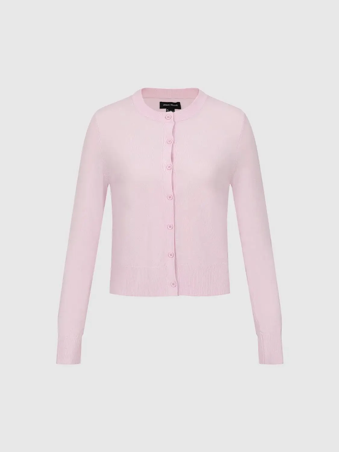 17283-pastel-soft-knit-button-down-crew-neck-cardigans-1.webp Pastel Soft Knit Button Down Crew Neck Cardigans