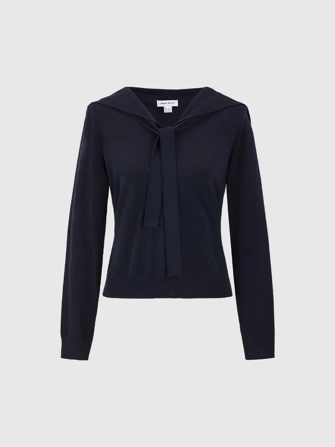17302-elegant-tie-neck-knit-long-sleeve-ribbed-top-23.webp Elegant Tie-Neck Knit Long-Sleeve Ribbed Top
