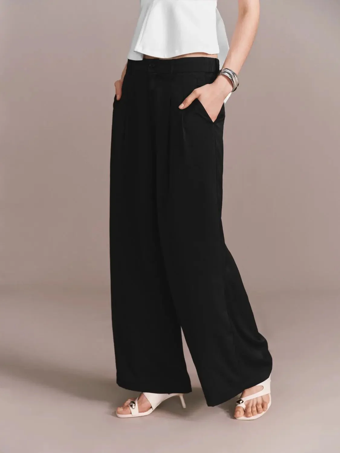 17361-pleat-detail-wide-leg-pants-with-slight-stretch-for-classic-fit-6.webp Pleat Detail Wide Leg Pants With Slight Stretch For Classic Fit