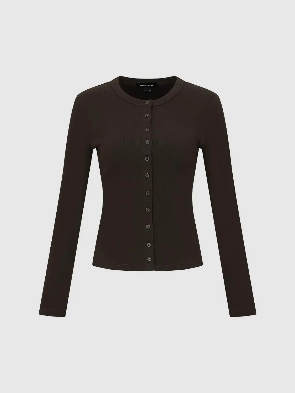 17374-cotton-blend-button-detail-crew-neck-long-sleeve-t-shirt-7.webp Cotton Blend Button Detail Crew Neck Long Sleeve T Shirt