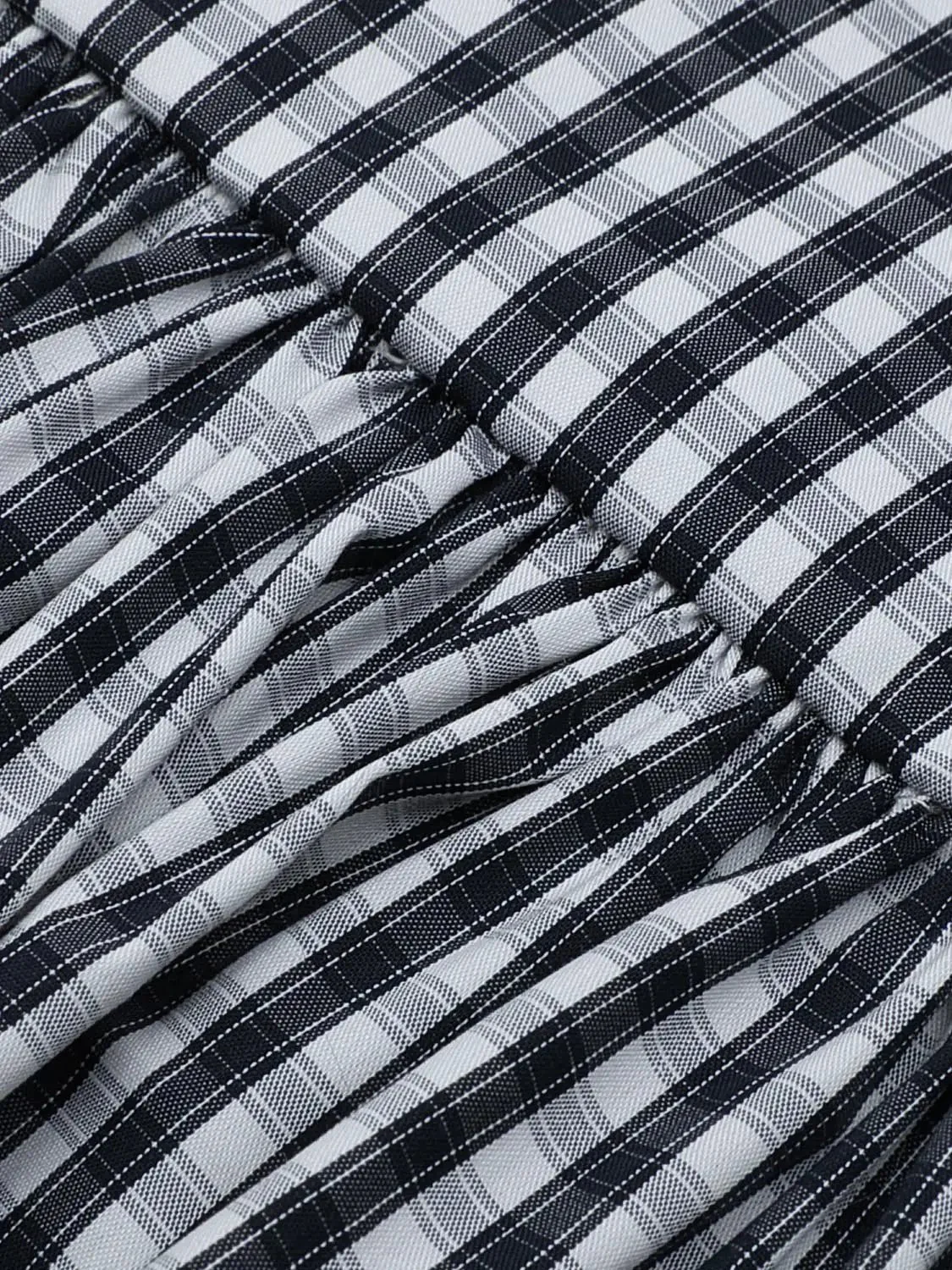 17396-contrast-check-shirring-detail-a-line-midi-skirt-3.webp Contrast Check Shirring Detail A Line Midi Skirt