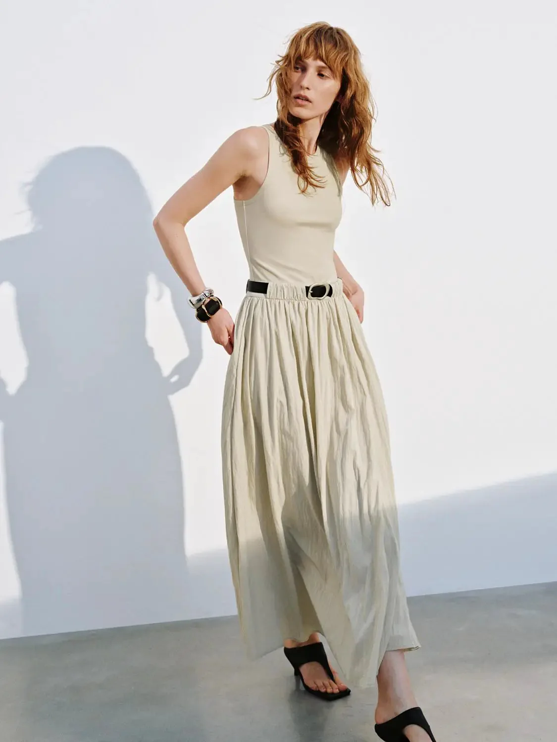 174-elegant-cotton-belted-a-line-midi-dresses-4.webp Elegant Cotton Belted A Line Midi Dresses