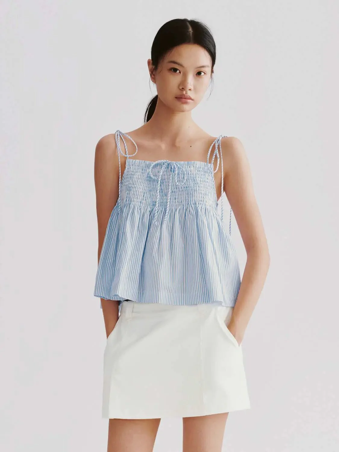 17444-strappy-shirring-detail-cami-tops-1.webp Strappy Shirring Detail Cami Tops