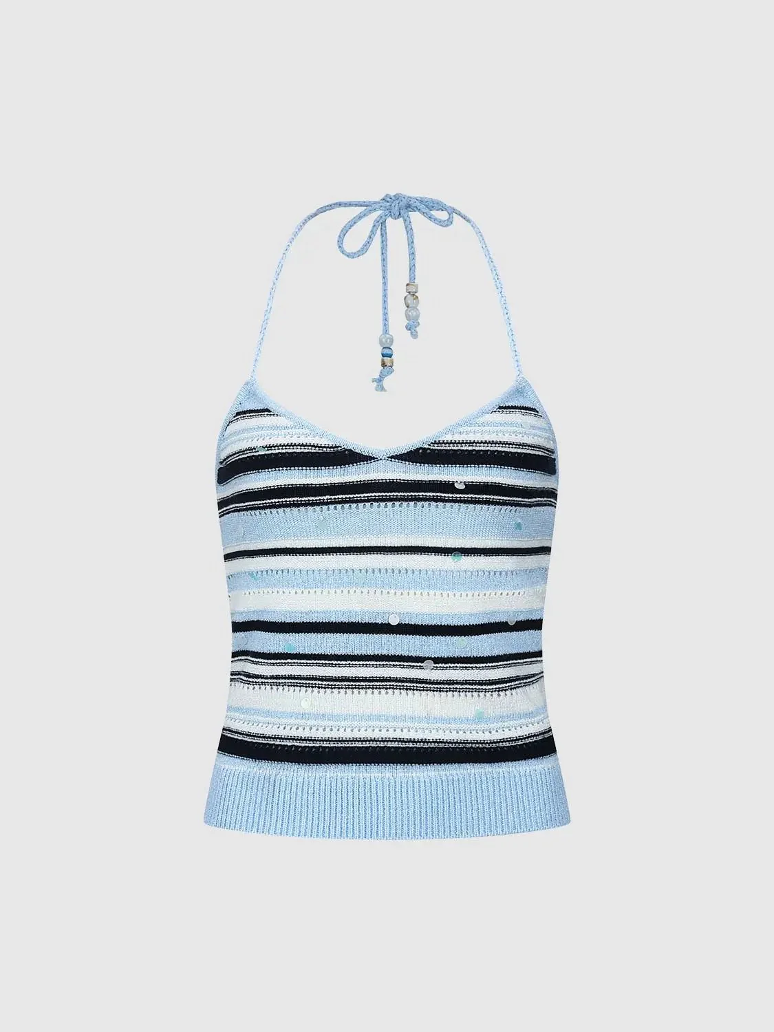 17450-halter-neck-contrast-striped-knitted-sleeveless-t-shirts-7.webp Halter Neck Contrast Striped Knitted Sleeveless T-Shirts