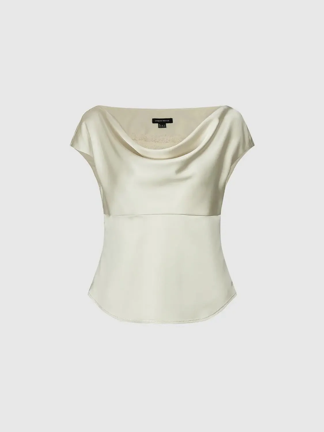 17541-v-neck-capped-sleeve-overhead-lace-shirt-7.webp V-Neck Capped Sleeve Overhead Lace Shirt