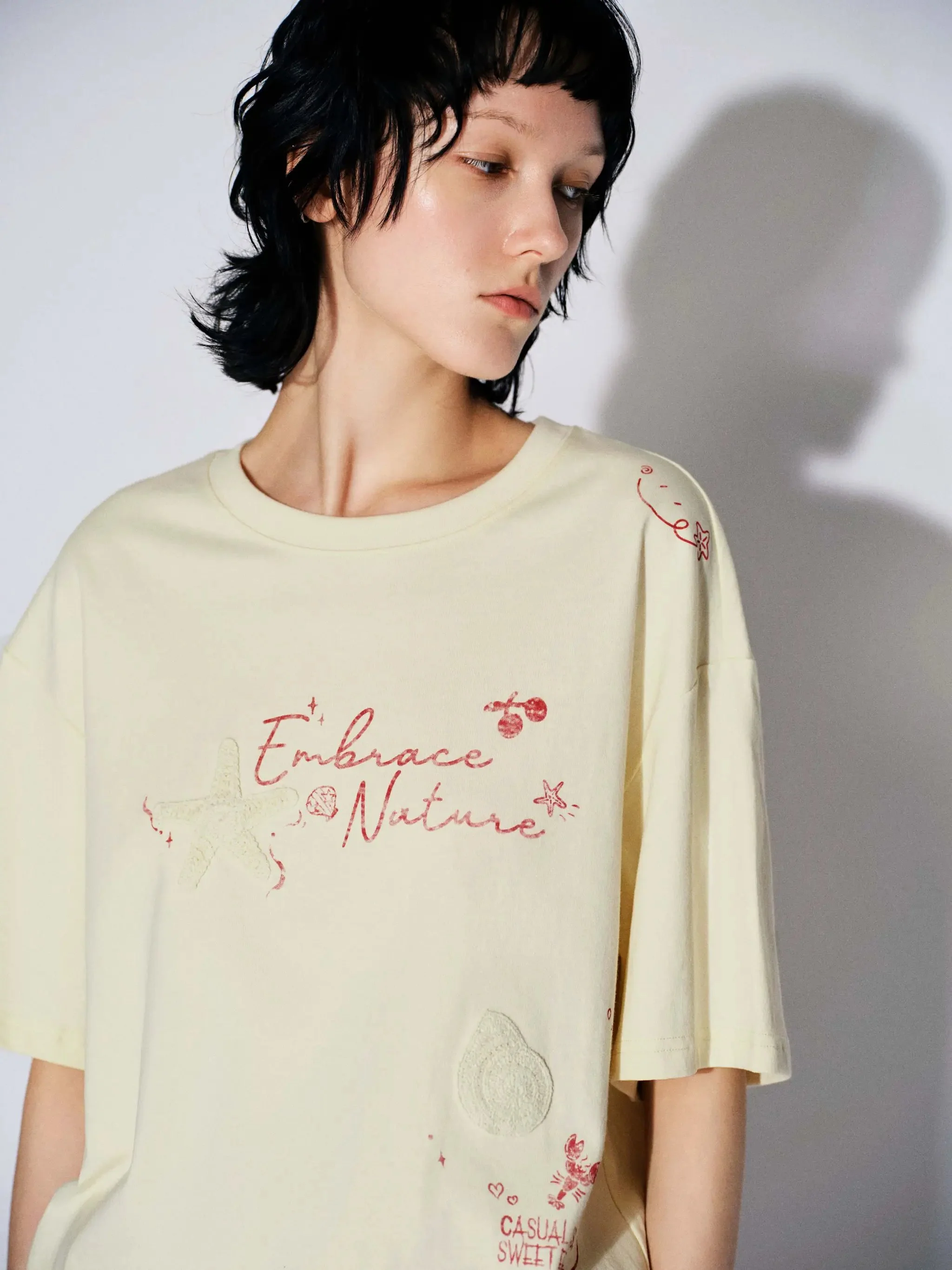 17670-soft-cotton-printed-crew-neck-floral-script-t-shirts-3.webp Soft Cotton Printed Crew Neck Floral Script T-Shirts