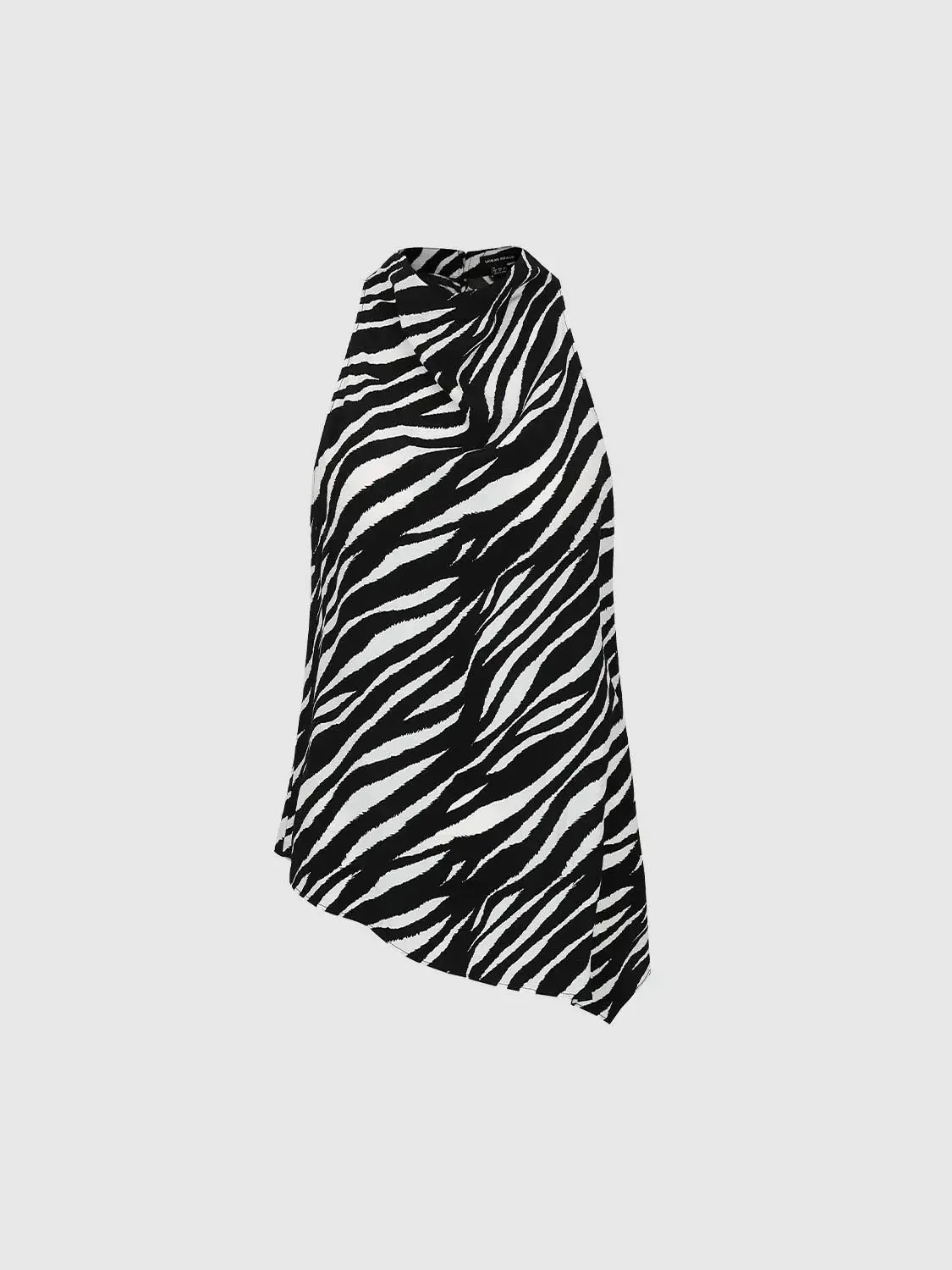 17676-zebra-print-sleeveless-asymmetric-overhead-shirts-1.webp Zebra Print Sleeveless Asymmetric Overhead Shirts