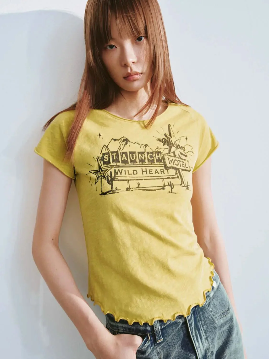 17730-cotton-ruffle-trim-printed-graphic-t-shirts-3.webp Cotton Ruffle Trim Printed Graphic T Shirts
