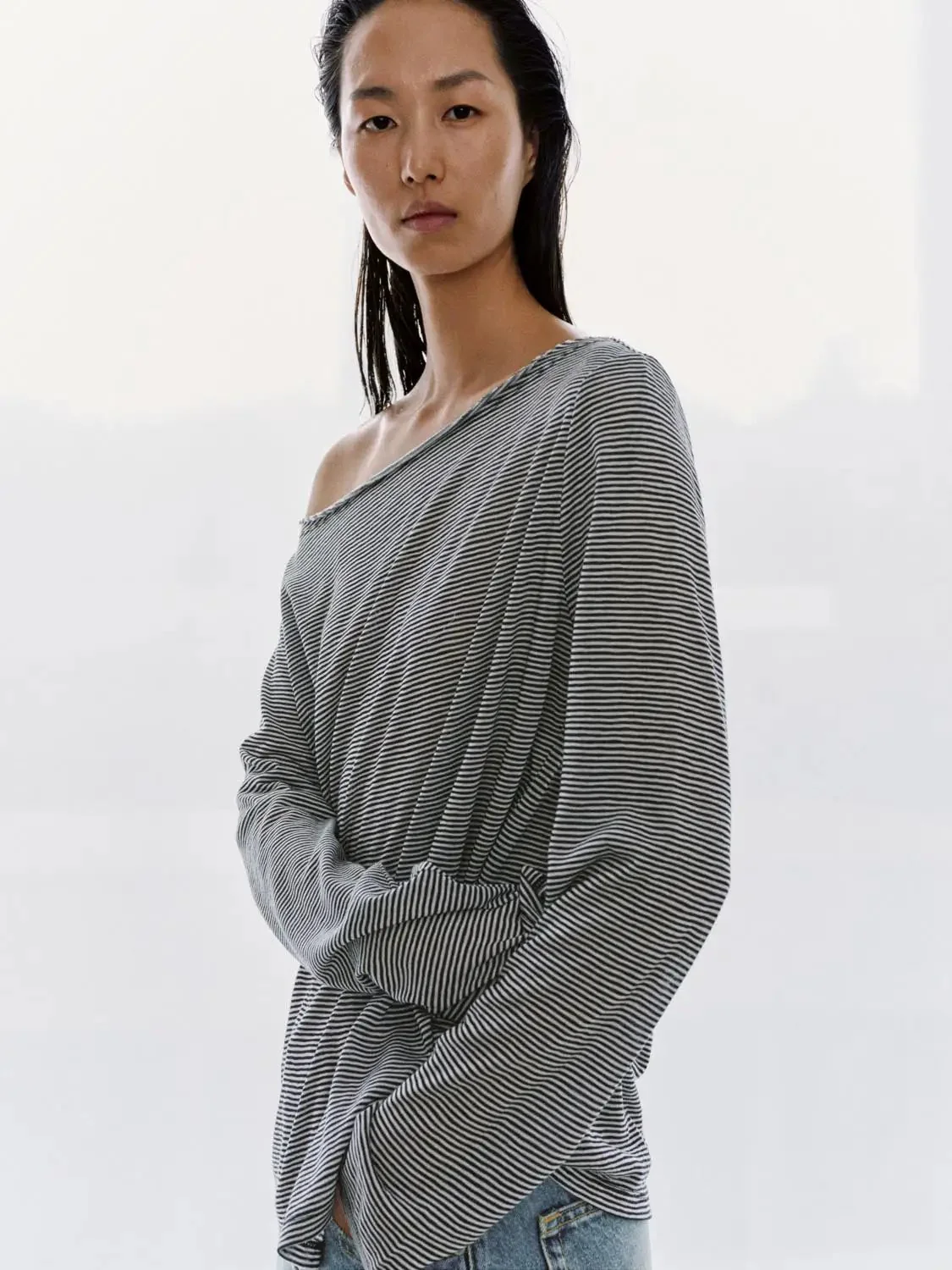 17736-boat-neck-striped-lyocell-blend-long-sleeve-tee-2.webp Boat Neck Striped Lyocell Blend Long Sleeve Tee
