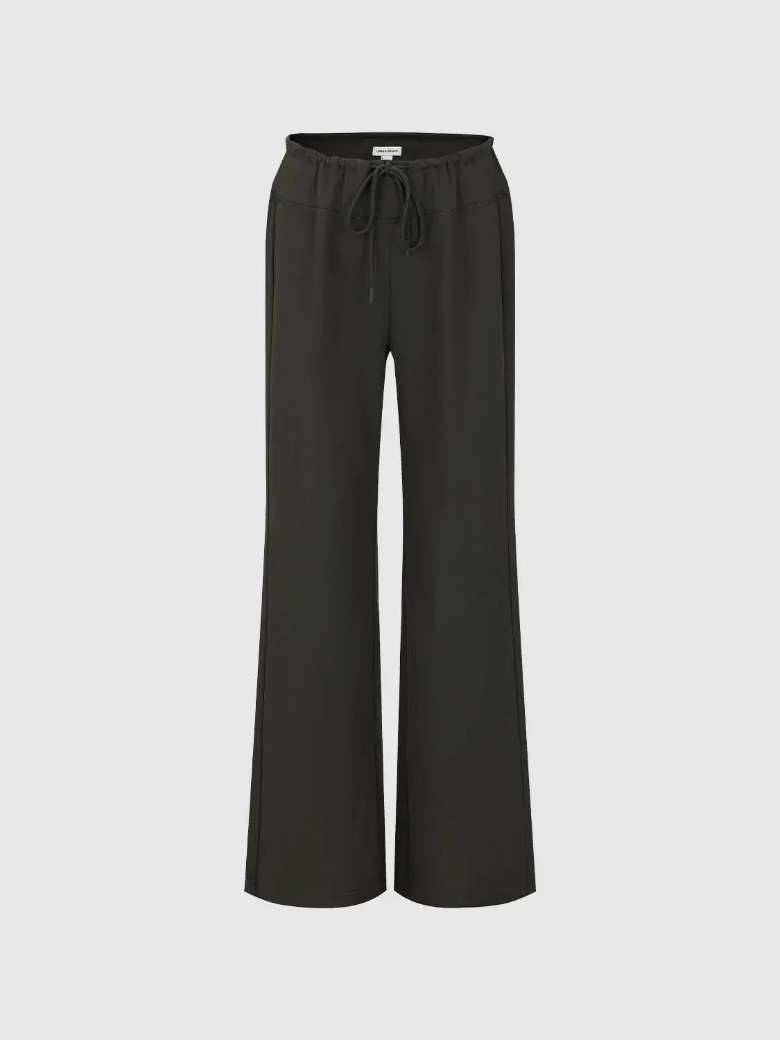 17764-pull-on-drawstring-flare-leg-pants-10.webp Pull On Drawstring Flare Leg Pants