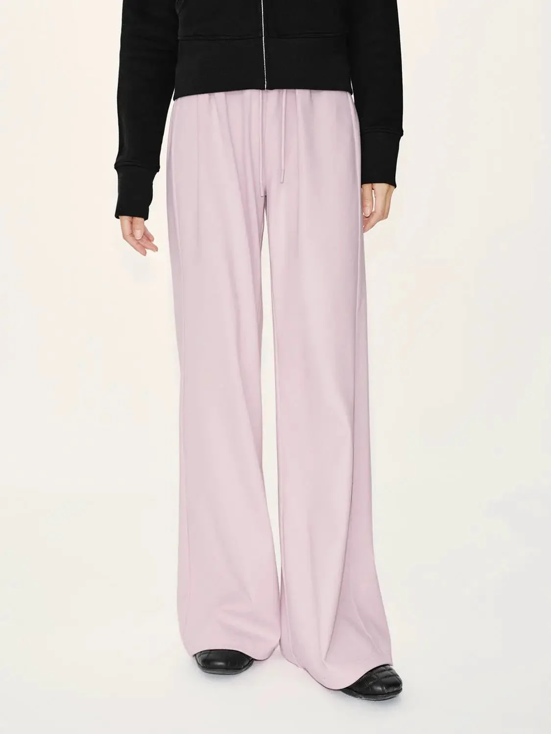 17764-pull-on-drawstring-flare-leg-pants-17.webp Pull On Drawstring Flare Leg Pants
