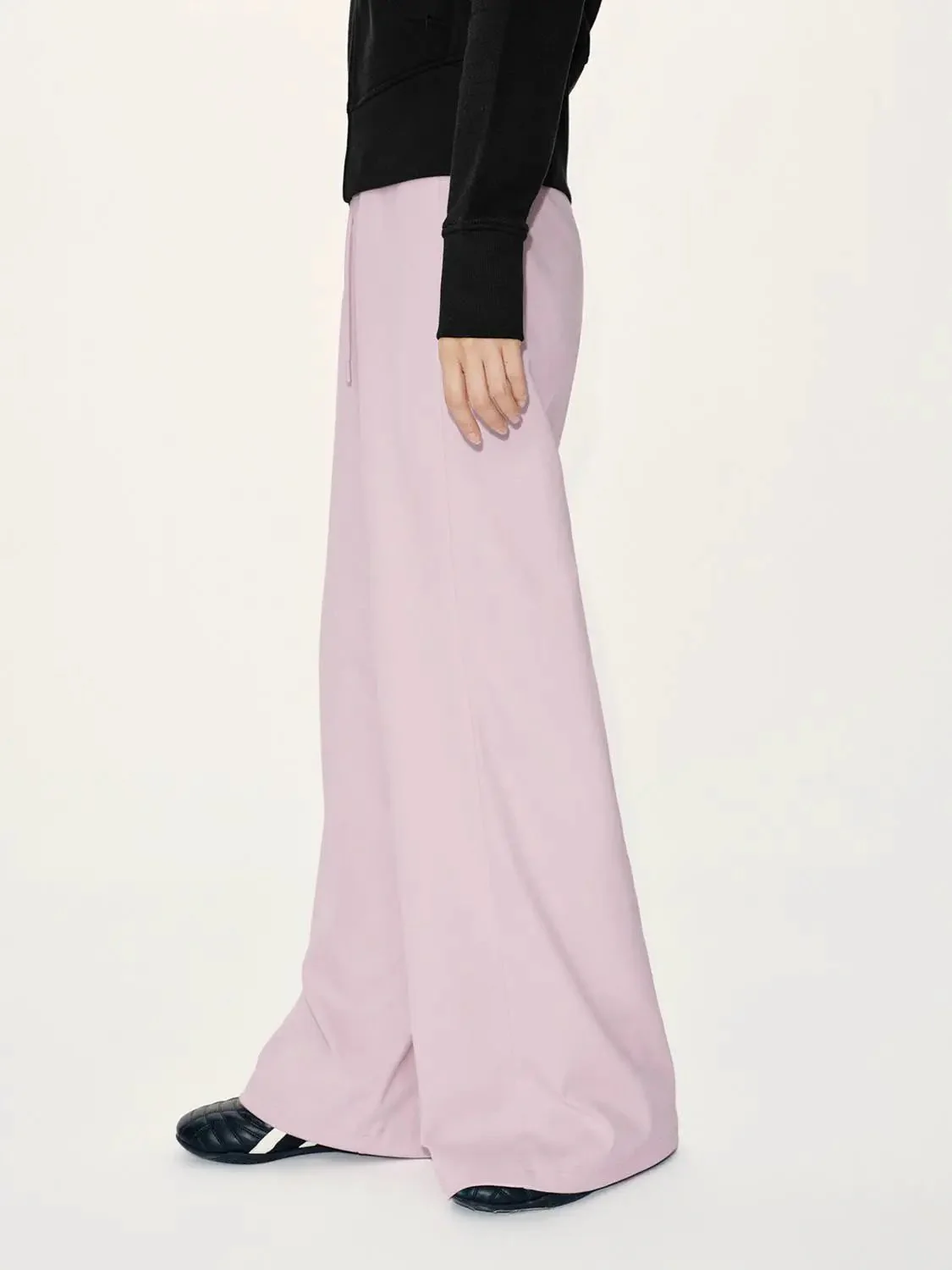 17764-pull-on-drawstring-flare-leg-pants-19.webp Pull On Drawstring Flare Leg Pants