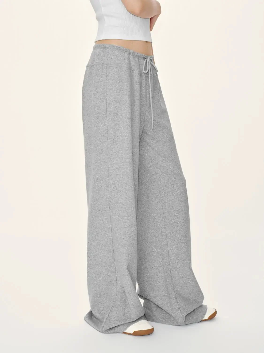 17764-pull-on-drawstring-flare-leg-pants-3.webp Pull On Drawstring Flare Leg Pants