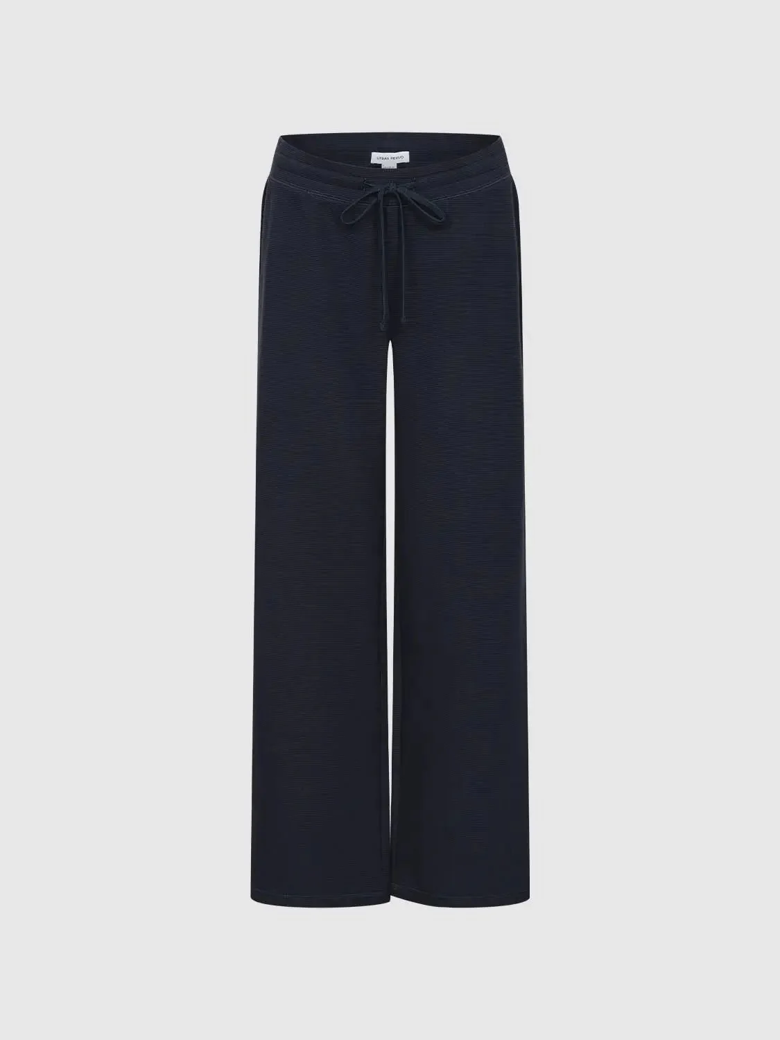 Drawstring Pull On Wide Leg Pants