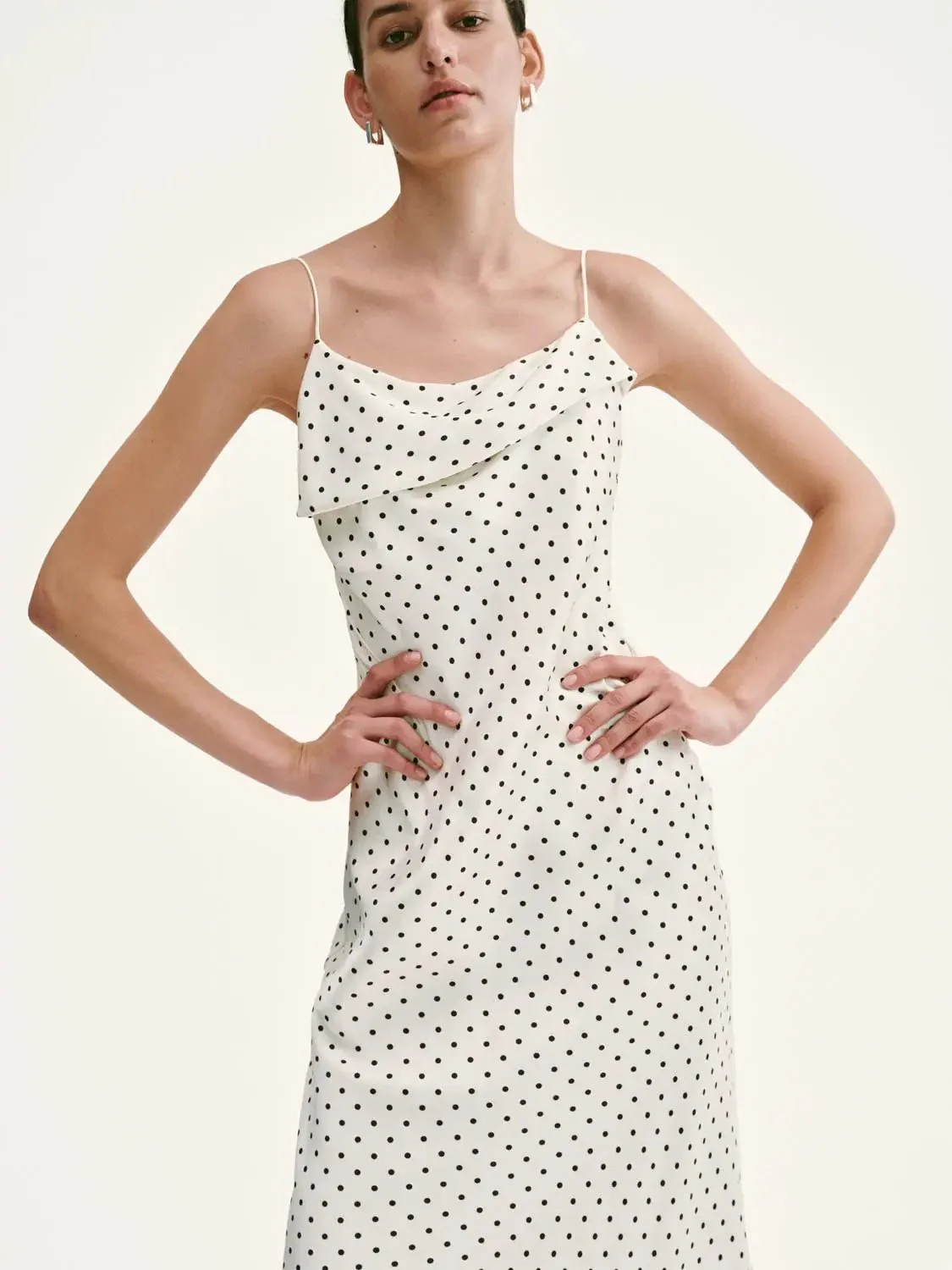 1780-polka-dot-cowl-neck-strappy-elegant-maxi-dress-10.webp Polka Dot Cowl Neck Strappy Elegant Maxi Dress