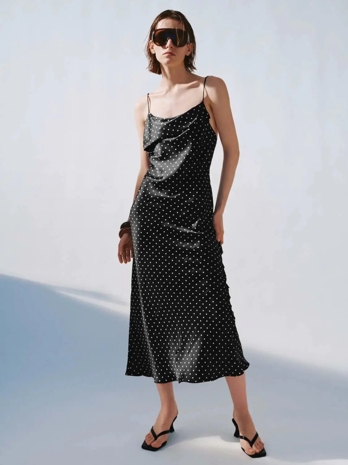 1780-polka-dot-cowl-neck-strappy-elegant-maxi-dress-4.webp Polka Dot Cowl Neck Strappy Elegant Maxi Dress