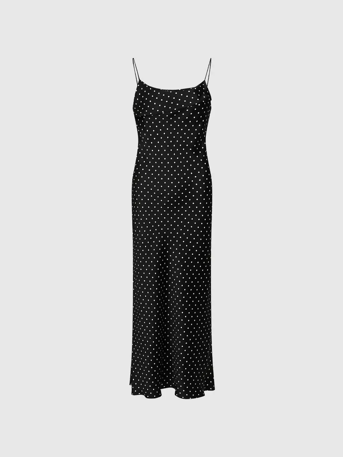 1780-polka-dot-cowl-neck-strappy-elegant-maxi-dress-7.webp Polka Dot Cowl Neck Strappy Elegant Maxi Dress