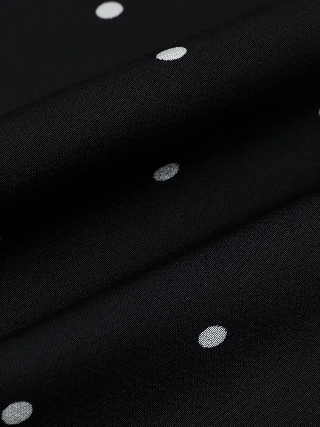 17818-polka-dot-fishtail-midi-elegant-draped-skirt-4.webp Polka Dot Fishtail Midi Elegant Draped Skirt