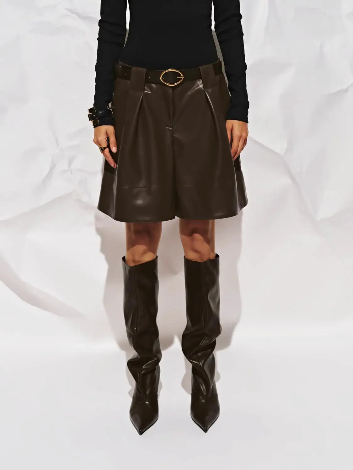 17865-vegan-leather-draped-wide-leg-shorts-10.webp Vegan Leather Draped Wide-Leg Shorts