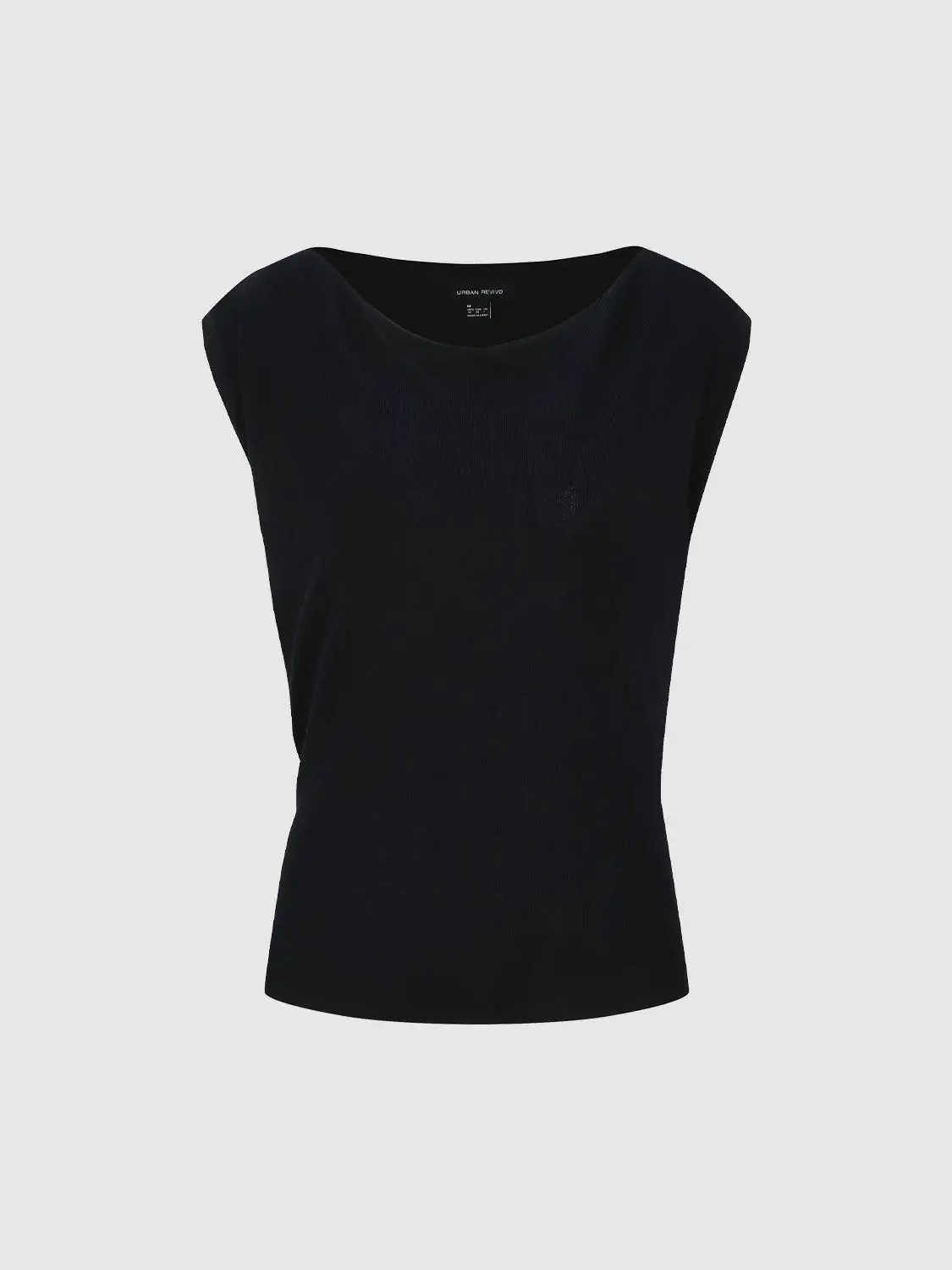 17883-one-shoulder-capped-sleeve-knitted-t-shirts-7.webp One Shoulder Capped Sleeve Knitted T-Shirts