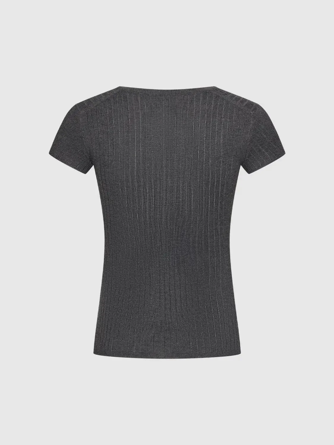 1791-navy-classic-henley-neck-ribbed-stretch-knit-top-10.webp Navy Classic Henley Neck Ribbed Stretch Knit Top