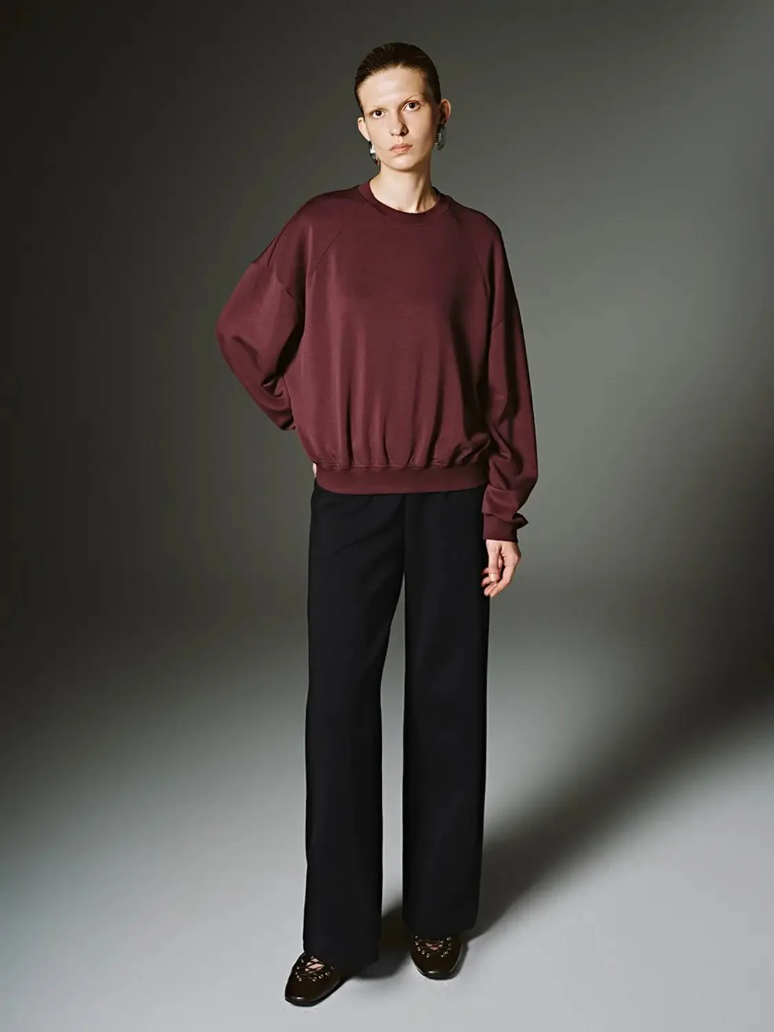 17930-drawstring-pull-on-flare-pants-7.webp Drawstring Pull On Flare Pants