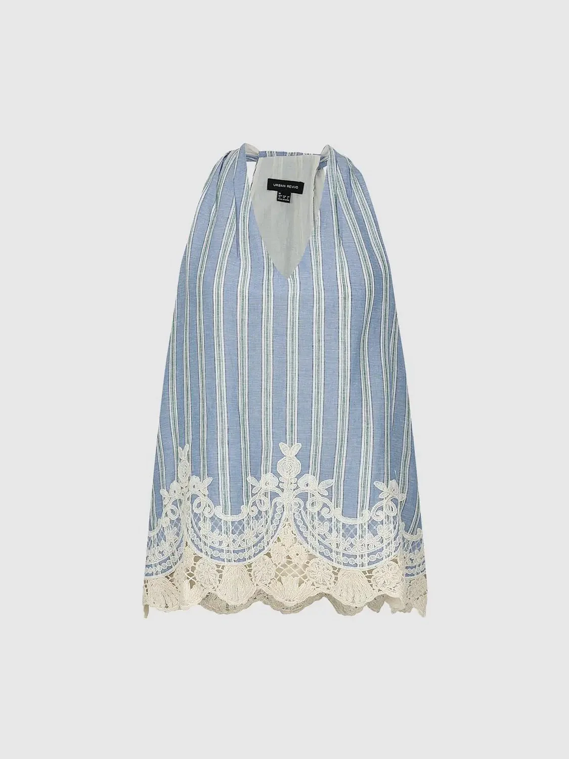 17949-viscose-linen-striped-lace-hem-sleeveless-top-7.webp Viscose Linen Striped Lace Hem Sleeveless Top
