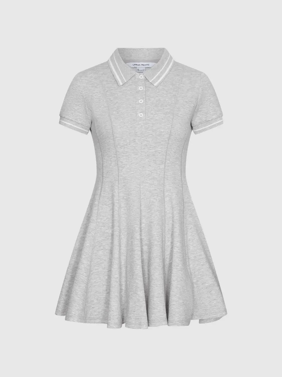 180-polo-neck-short-sleeve-a-line-with-stretch-dresses-7.webp Polo Neck Short Sleeve A Line With Stretch Dresses