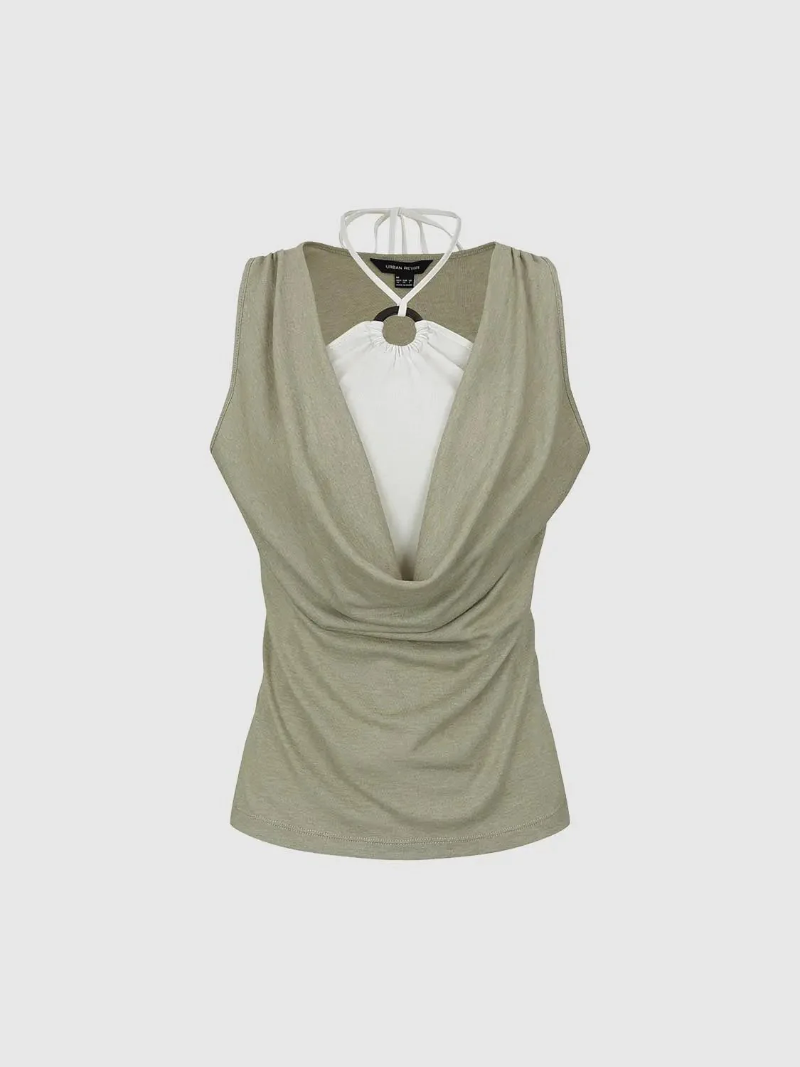18004-2-in-1-contrast-cowl-neck-ruched-t-shirts-7.webp 2-In-1 Contrast Cowl Neck Ruched T-Shirts