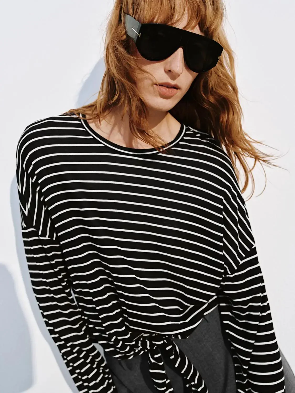 18015-viscose-blend-striped-tie-front-long-sleeve-top-3.webp Viscose Blend Striped Tie Front Long Sleeve Top