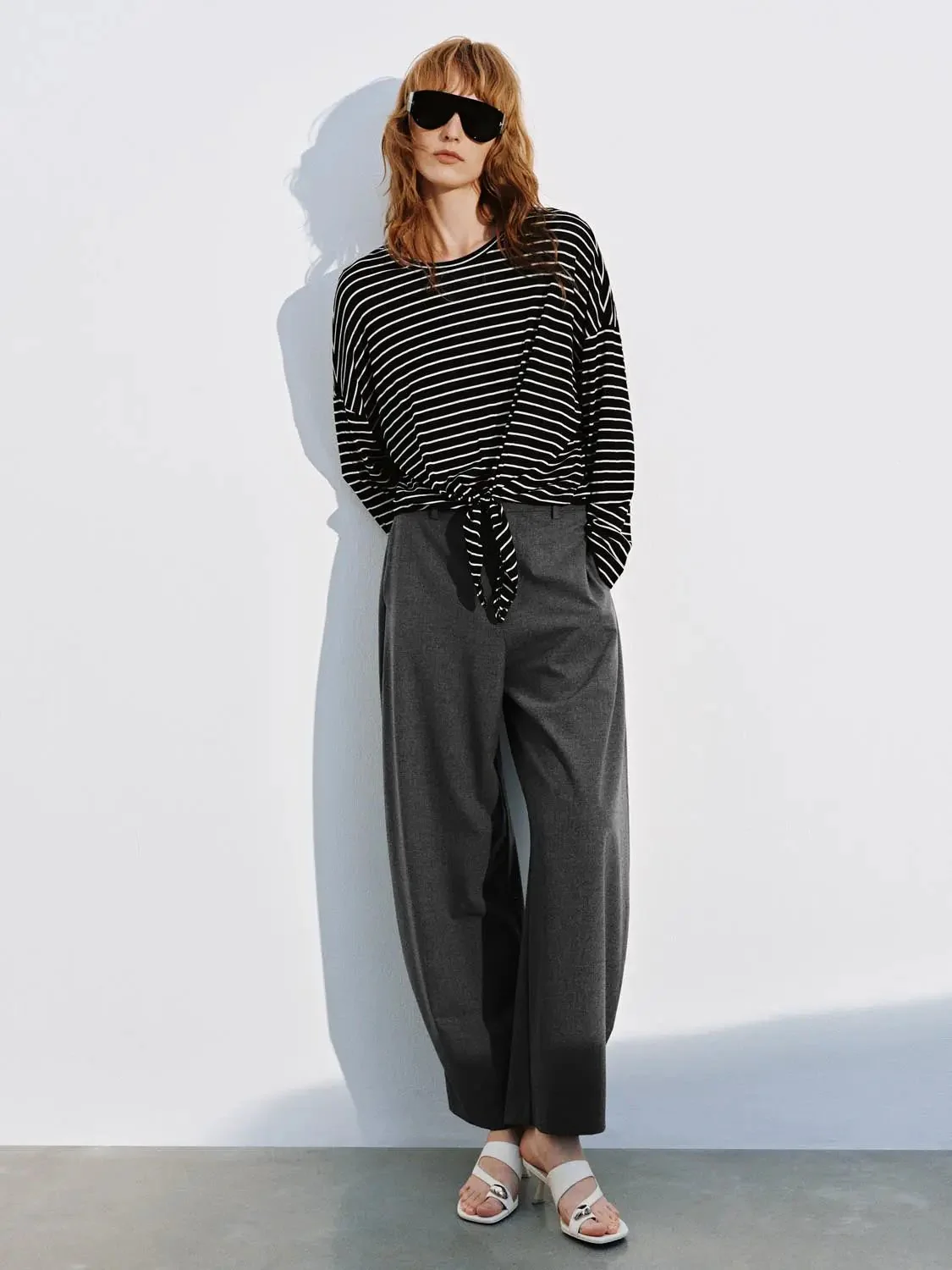 18015-viscose-blend-striped-tie-front-long-sleeve-top-4.webp Viscose Blend Striped Tie Front Long Sleeve Top
